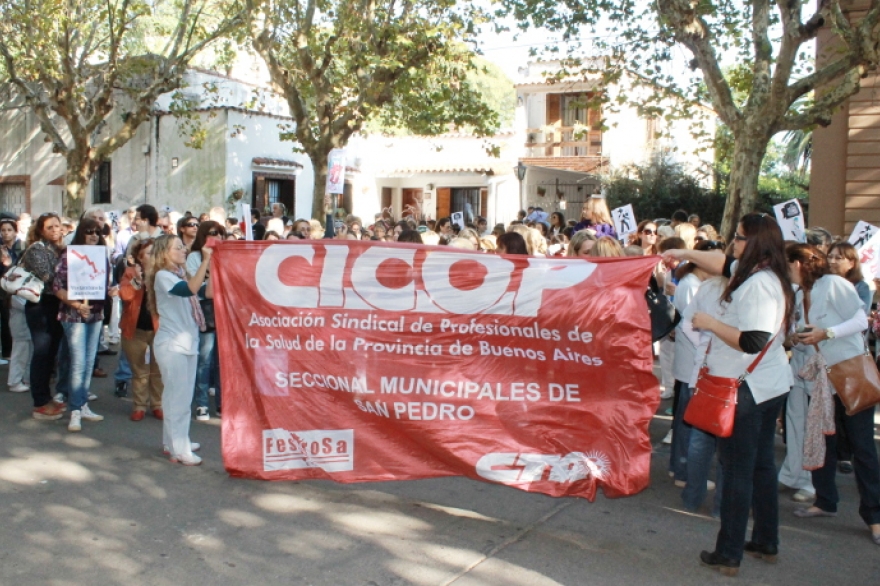 CICOP inició hoy el segundo paro del año contra la Provincia en reclamo de negociacion paritaria