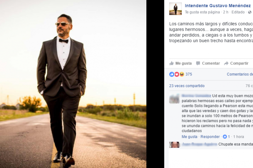 ¿Nace una estrella?: el coqueto intendente de Merlo hace furor en las redes con sus cambios de look