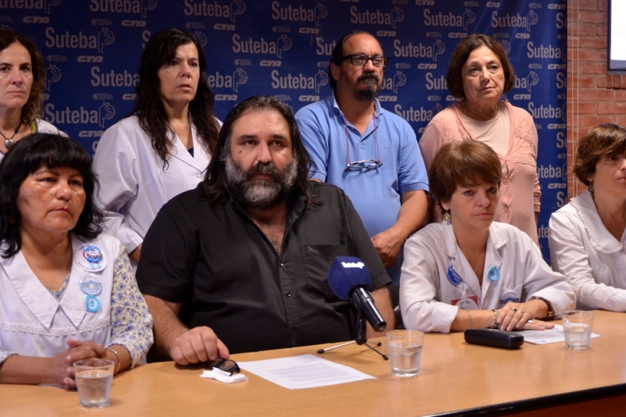 Suteba apunta a Vidal por descuentos y advierte sobre la realización de medidas de acción directa