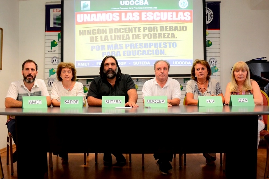 Docentes bonaerenses vuelven a quejarse por “falta de diálogo” y anuncian cercanía de paro