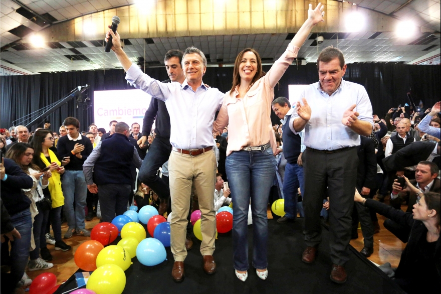 Macri y Vidal desembarcaron en Tandil para dar empuje a la campaña de sus candidatos