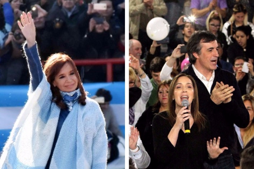 Virtual empate técnico entre Cristina y Esteban Bullrich, en una elección mano a mano