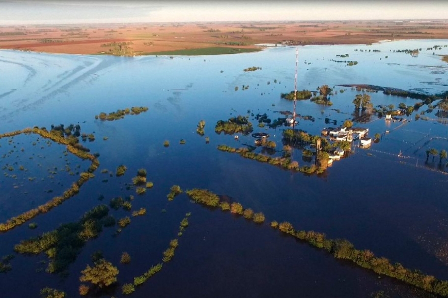 Alarmante: según informe de Nación, la Provincia tiene casi todo su territorio bajo agua