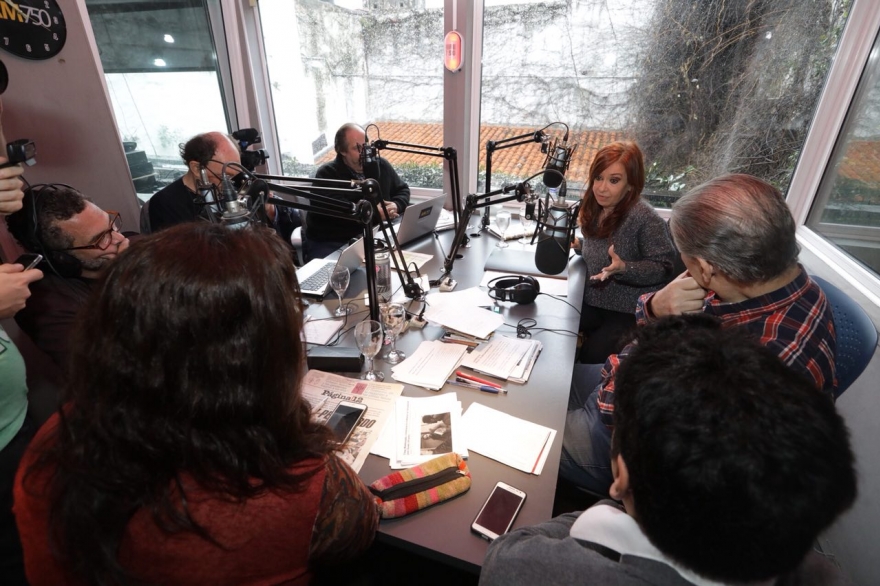 En su segunda entrevista, Cristina afirmó: "El Gobierno necesita la fractura social"