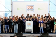 Rodeado de intendentes aliados, Kicillof inauguró un CCK, previo al acto de Cristina