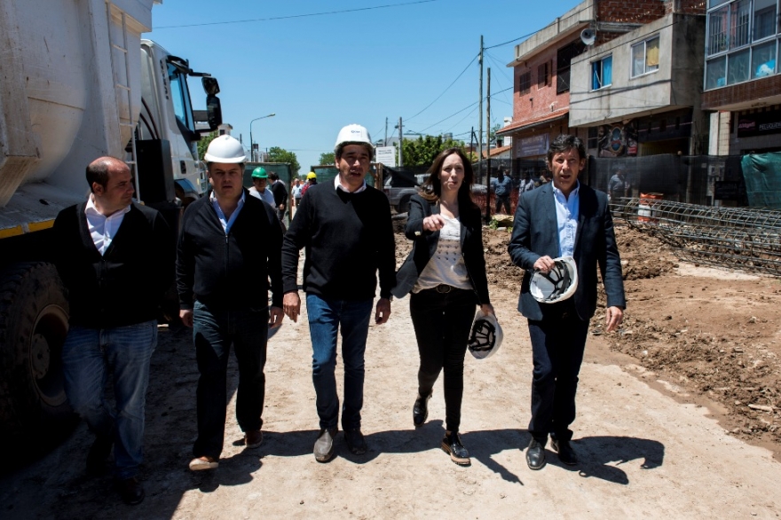 Vidal visitó el noroeste del Conurbano y supervisó obra vial que divide San Isidro y San Martín
