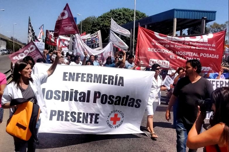 Siguen los reclamos en el Hospital Posadas: CICOP anunció paro y exigió el llamado a paritarias