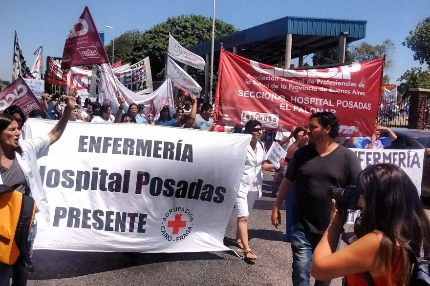 Trabajadores del Posadas vuelven al paro y movilizarán al ministerio de Salud de Nación