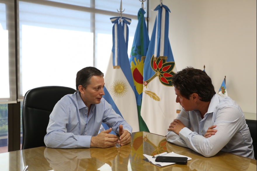 Con eje en infraestructura, Gray recibió a Sánchez Zinny para avanzar en proyectos educativos