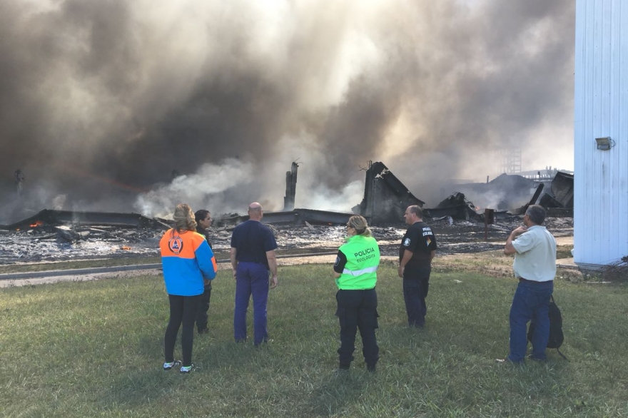 Siguen los operativos por el incendio en Mafissa y analizan las posibles causas