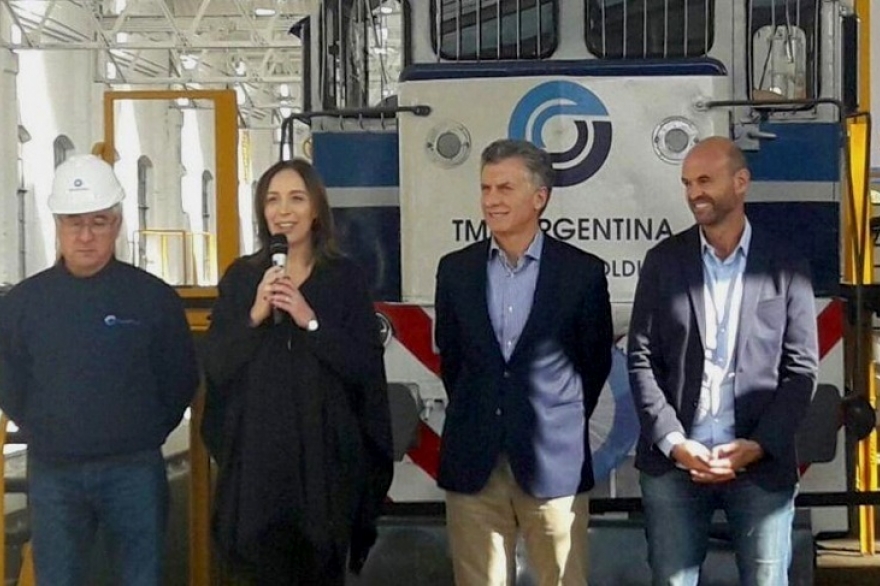 En medio de la suba del dólar, Macri y Vidal compartieron acto: inauguraron obra en Bragado