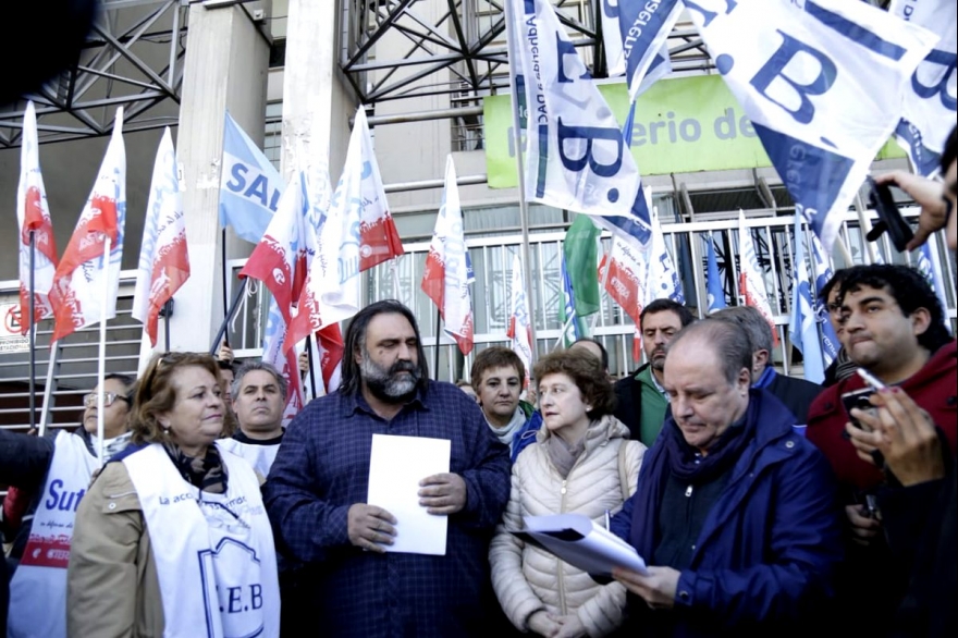 Tras tragedia en Moreno, docentes reclamaron por mejoras en infraestructura y paritarias