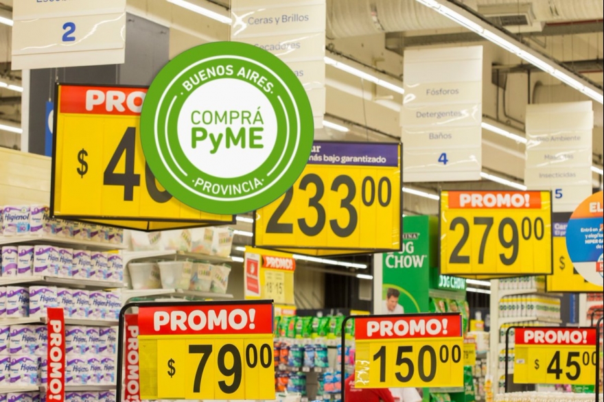 Provincia informó que el 80% de los supermercados adhirió al programa "Compra PyME"