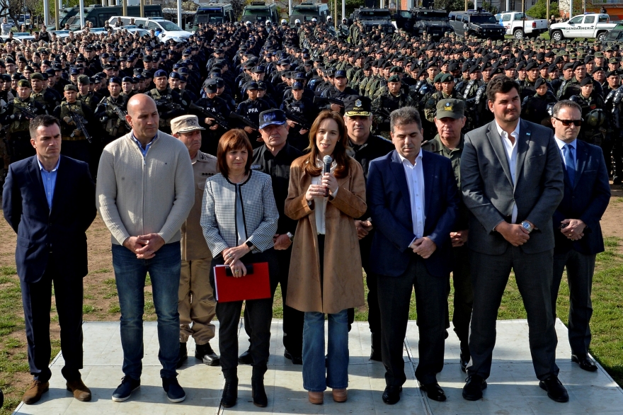 Más policías para el Conurbano: Vidal anunció ingreso de 1500 efectivos federales en la Provincia
