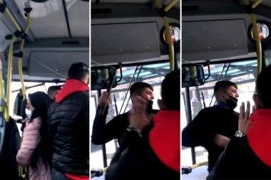 Video: un pasajero recibió una brutal golpiza por defender a una pareja de adultos mayores