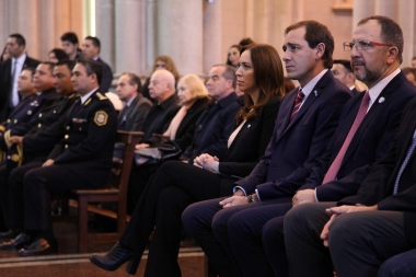 Vidal y Garro en el Tedeum que encabezó “Tucho” Fernández por el Día de la Independencia