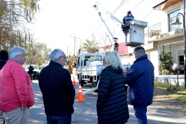 Obras en Ricardo Rojas: el Municipio de Tigre implementó una nueva red de luminarias led