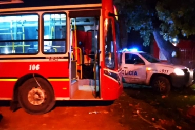 Enojado porque lo despertaron, un pasajero noqueó a un colectivero y provocó un choque