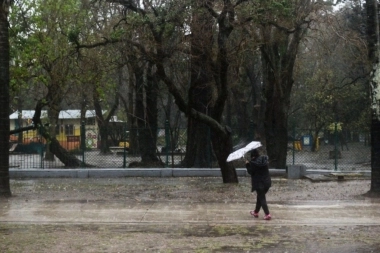 El personal de EDELAP trabaja en el contexto del fuerte temporal que azota la región