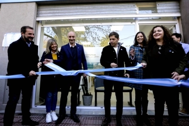 Kicillof inauguró el primer Centro de Atención de IPS en Escobar