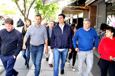 Bucca y Urtubey recorrieron Chacabuco para respaldar a los candidatos de la Cuarta Sección