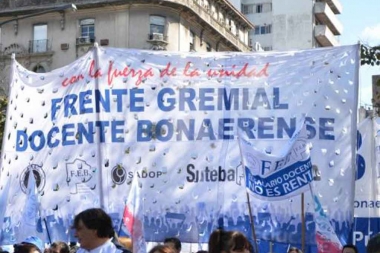Reclamo del Frente Gremial Docente al Gobierno para reabrir la paritaria