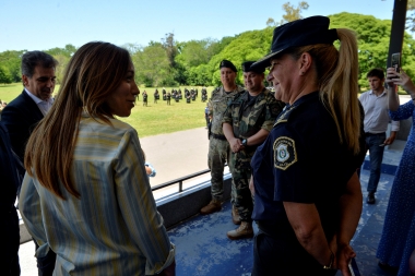 Vidal y Ritondo presenciaron entrenamiento del GAD y la UTOI de la Policía bonaerense