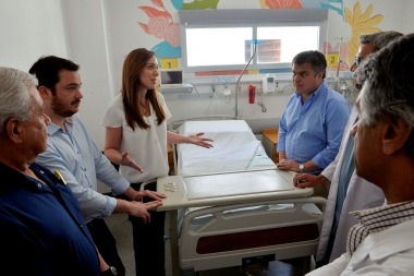 Sin Katopodis, Vidal recorrió una guardia de un hospital zonal de San Martín