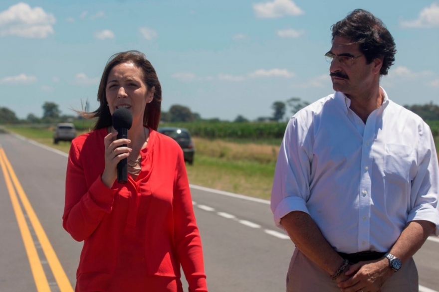 Vidal y Sarquis inauguraron la “Ruta del cereal”: "Lo más importante no es empezar las obras, sino terminarlas”