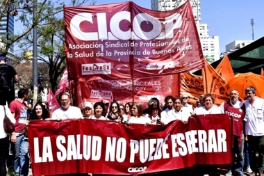 Médicos de CICOP le exigieron a Kicillof atención prioritaria a la "deuda con la salud pública"
