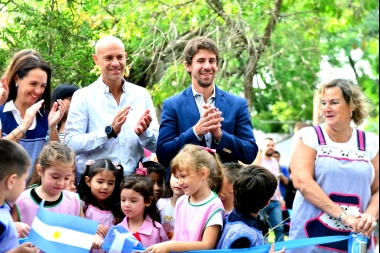 Andreotti inauguró el renovado Jardín Provincial Nº 901 de San Fernando