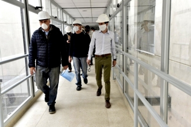 Simone supervisó obras para Coronavirus en el Hospital de Niños “Sor María Ludovica”