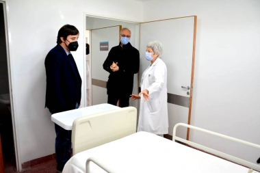 Gollan en Merlo: inauguró la nueva guardia del Hospital Héroes de Malvinas