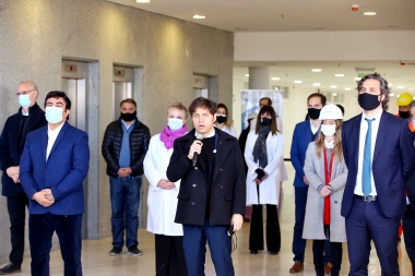 En el Hospital de La Matanza, Kicillof dijo: “Por cuatro años fue un monumento a la desidia”