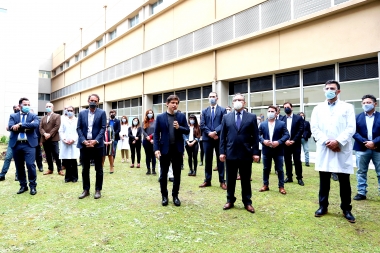 Kicillof resaltó la inauguración del Hospital Bicentenario y lanzó críticas a Juntos por el Cambio