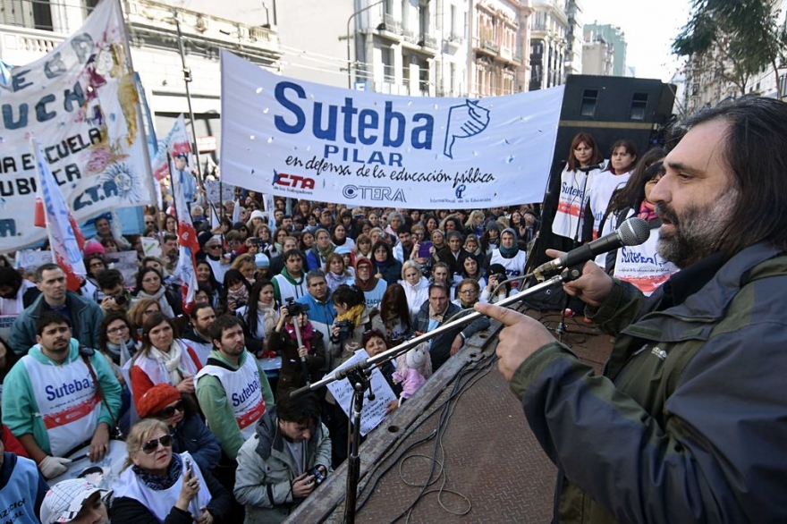 Suteba sobre la oferta de la Provincia:  "Esto no alcanza siquiera para pagar el tarifazo reciente de la luz"
