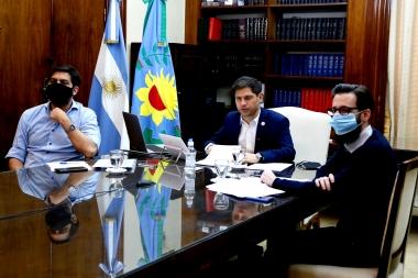 Transición a la pospandemia: Kicillof y Simone firmaron convenios del FIM con 44 municipios