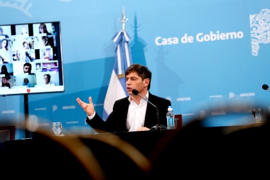 Kicillof presentó un “plan seguro” de capacitación docente para la vuelta a clases