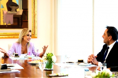 Fabiola Yáñez recibió al ministro Cabandié, y conversaron sobre políticas ambientales