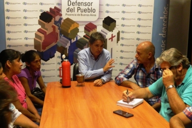 El Defensor del Pueblo recibió a quinteros y convinieron buscar soluciones para las áreas afectadas por el temporal