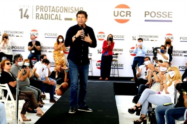 Posse sigue de recorrida: pidió que el radicalismo sea protagonista y abandone el silencio