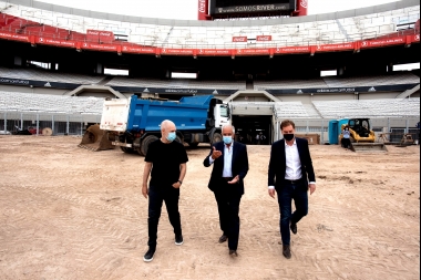 Larreta visitó el dispositivo Detectar en el estadio de River y alertó por la suba de casos en CABA