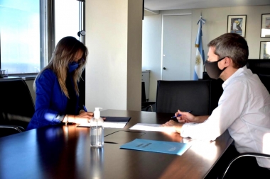 Galmarini y Lammens firmaron acuerdo para construir una estación cloacal en Tigre