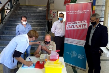 Más de 5 mil personas se vacunaron contra el Coronavirus en Bahía Blanca