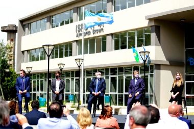 Alberto y Kicillof inauguraron un Instituto de Formación Docente en Almirante Brown