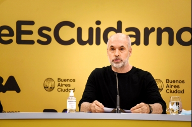 “Es un orgullo comunicar que mañana las escuelas estarán abiertas en la Ciudad”, dijo Larreta