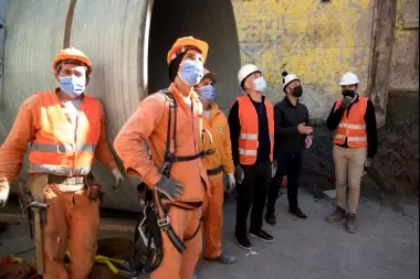 Larreta supervisó el avance de la segunda etapa de la obra del Arroyo Cildáñez