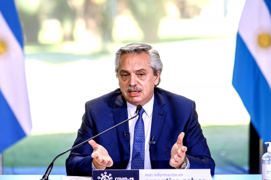 Alberto resaltó los nueve días de cuarentena para "ordenar el sistema sanitario"