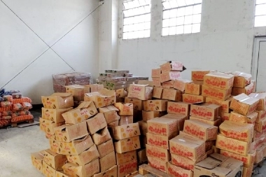 Encontraron alimentos sin entregar en un galpón del Consejo Escolar de Azul