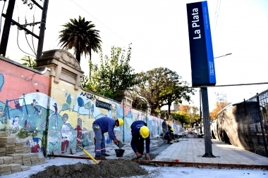 Obras en la Estación de Trenes La Plata: trasladan paradas de micro de Avenida 1